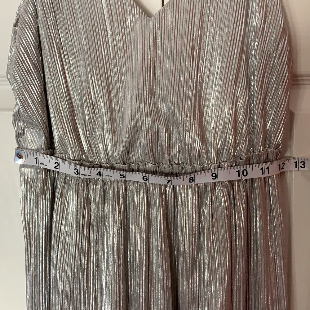 BCBG Generation Silver Metallic Dress - Picture 11 of 12